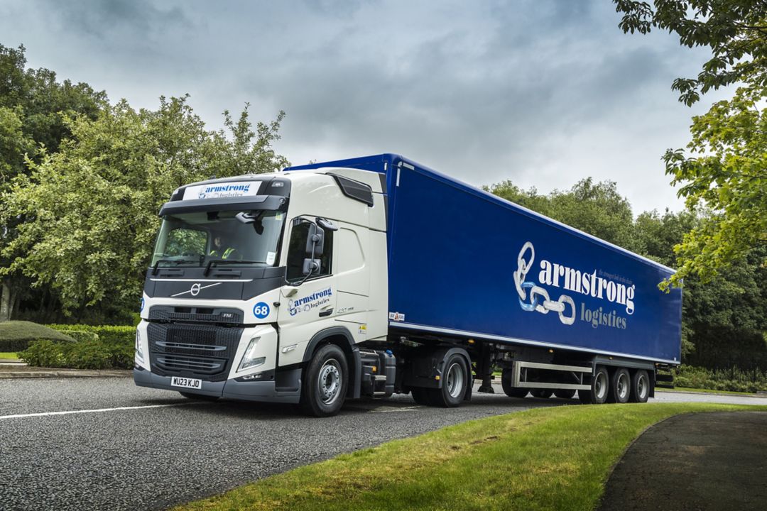 Superior fuel economy, comfort and reliability secures new Volvo order at Armstrong Logistics