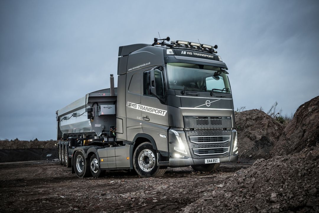 Three Volvo trucks keep RS Transport's growing fleet in tip-top order