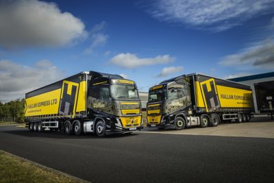 Hallam Express has taken delivery of eight new Volvo FH Aero 6x2 tractor units.  