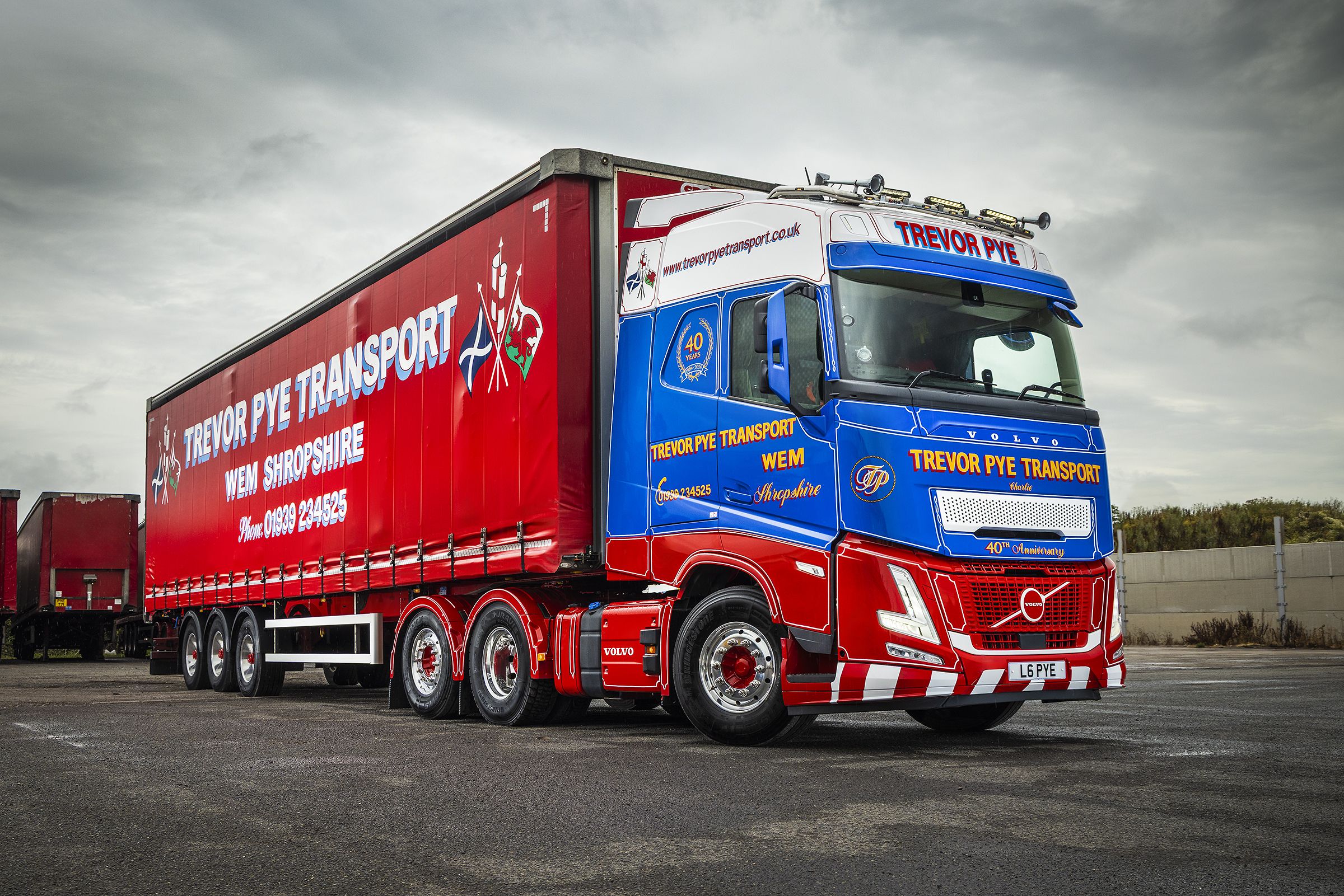 Volvo Trucks delivers the goods for Trevor Pye Transport with special anniversary FH Aero