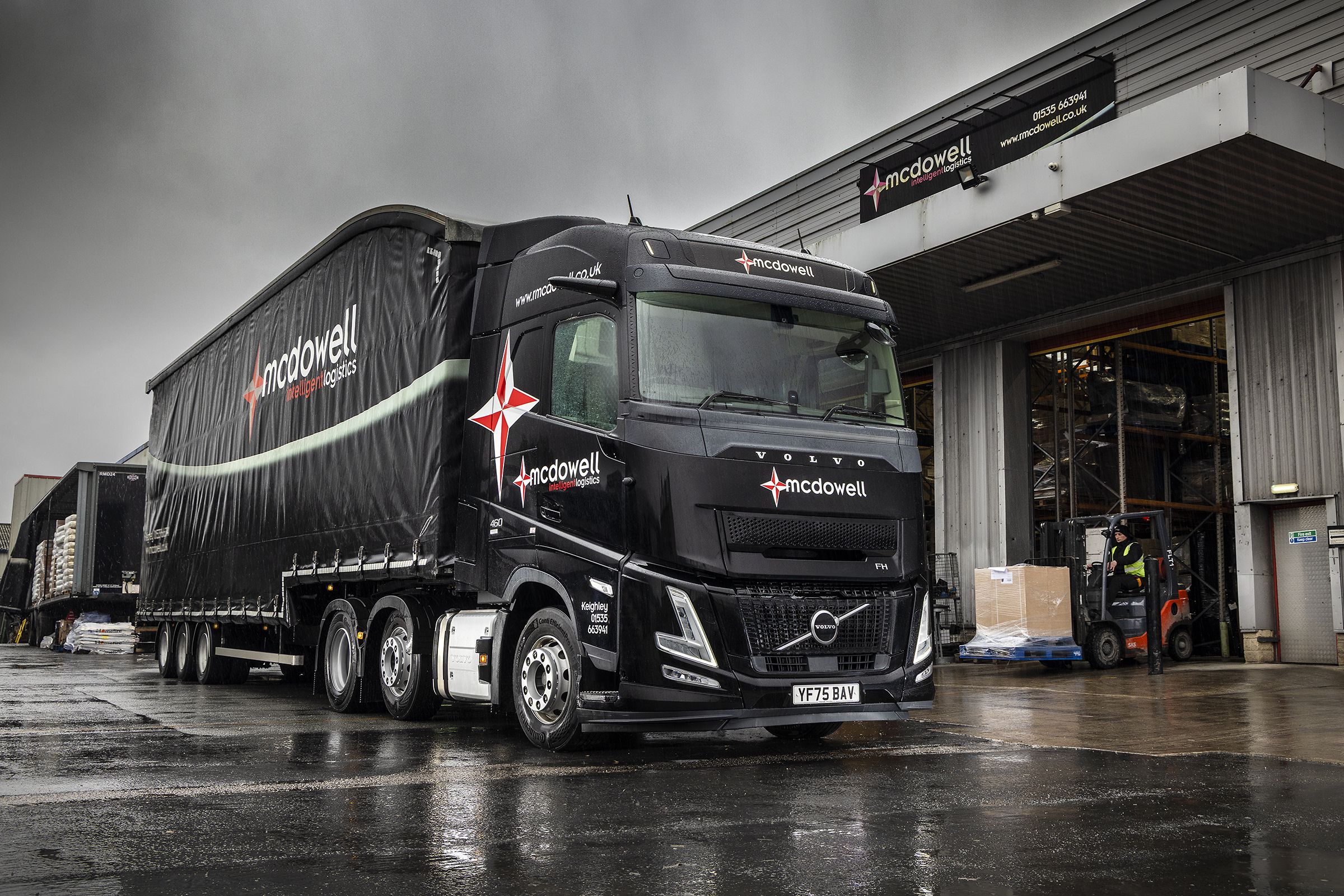 Fuel returns see R McDowell Haulage & Distribution choose three Volvo FH Aeros