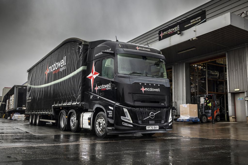 Fuel returns see R McDowell Haulage & Distribution choose three Volvo FH Aeros