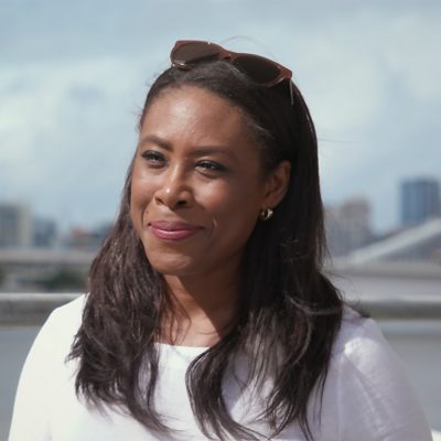 Portrait of Dr. Cle-Anne Gabriel, Sustainability Expert at the University of Queensland, and founder and CEO of ThinkZero