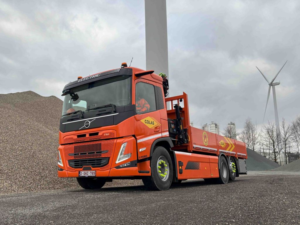Colas Belgium déploie son premier Volvo FM Electric