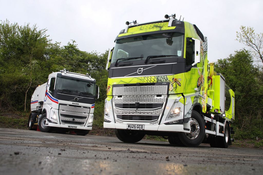 Volvo Trucks sweep up with a special order for Connor Construction (South West)