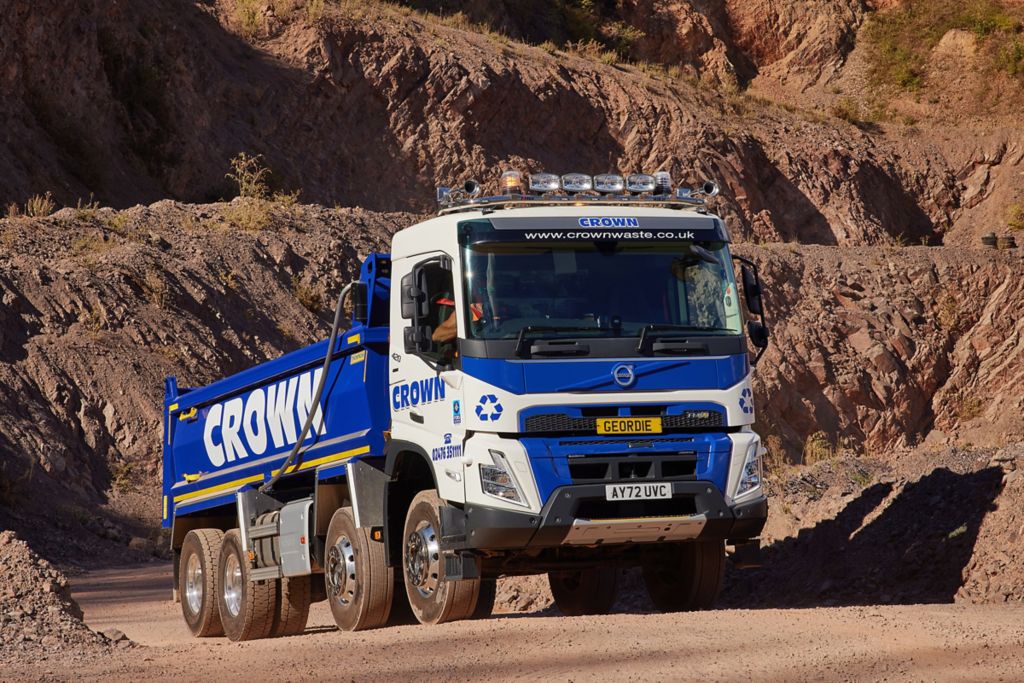 Crown Waste Management continues Volvo fleet transition with latest tipper order