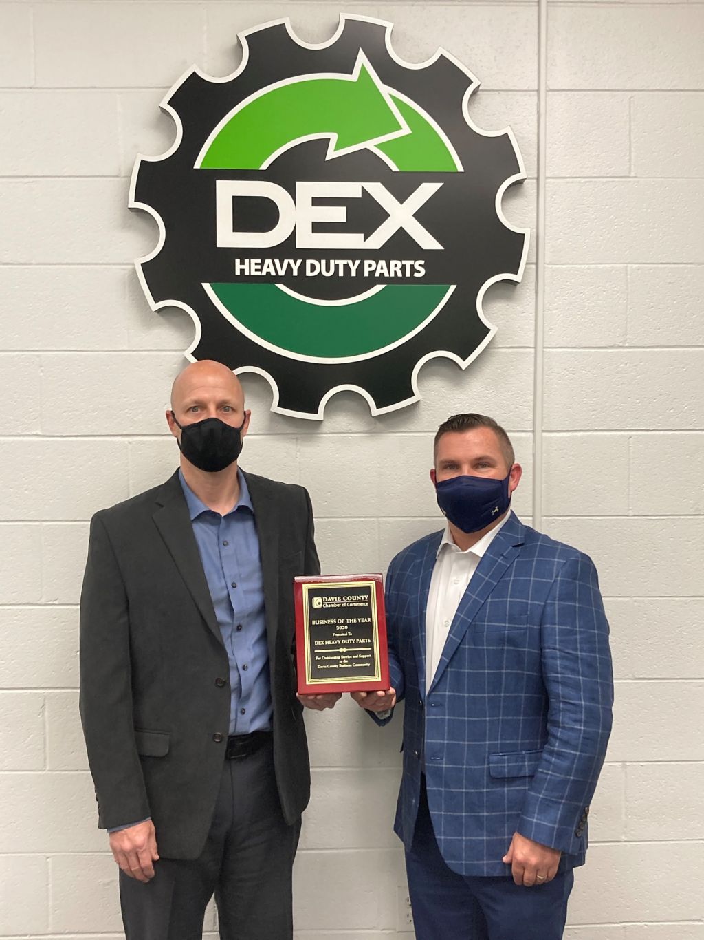 DEX Wins 2020 Business of the Year Award from the Davie County Chamber of Commerce