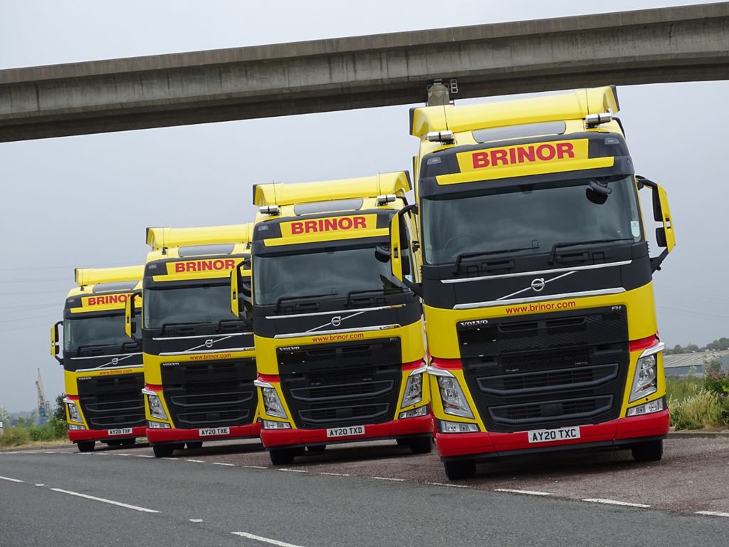 Four new Volvo FH trucks help Brinor International Shipping & Forwarding freshen up its fleet