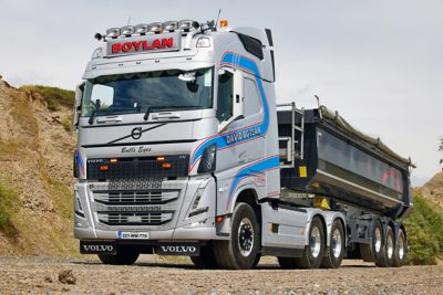David Boylan’s new FH 540 Globetrotter 6x4 tractor unit has made a fantastic early impression.