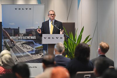 David Mead, Vice President Region Asia Pacific, Volvo Bus Corporation