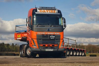 Davies Crane Hire has added a 150-tonne Volvo FH 16 780 6x4 tractor unit into its operations.