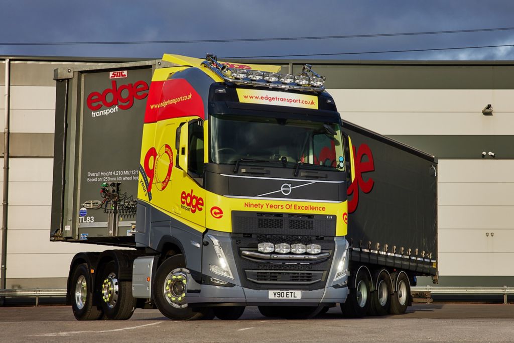 Edge Transport celebrates 90th anniversary with standout Volvo FH