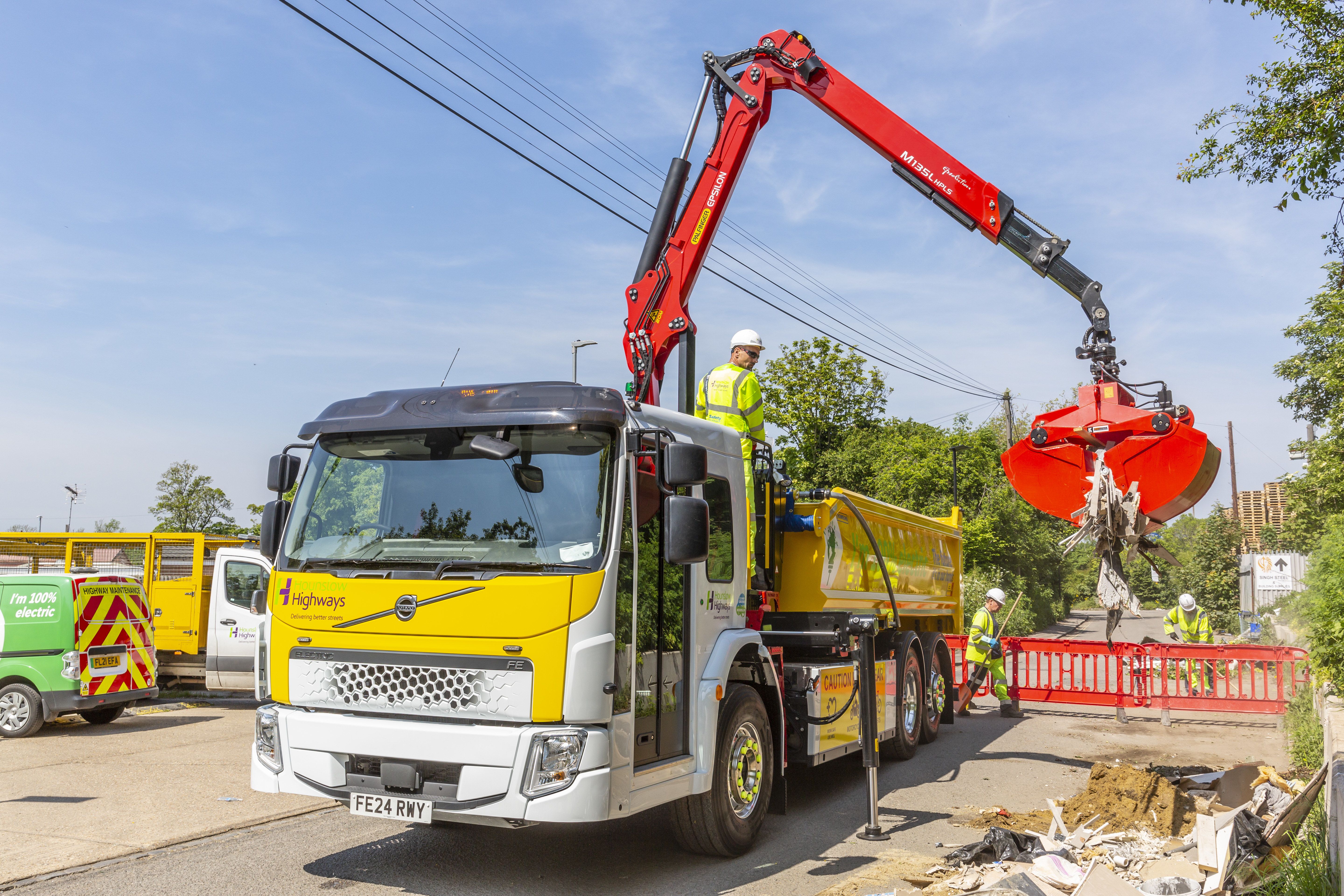 Ringway chooses unique fully electric five-star DVS-compliant Volvo FE for Hounslow