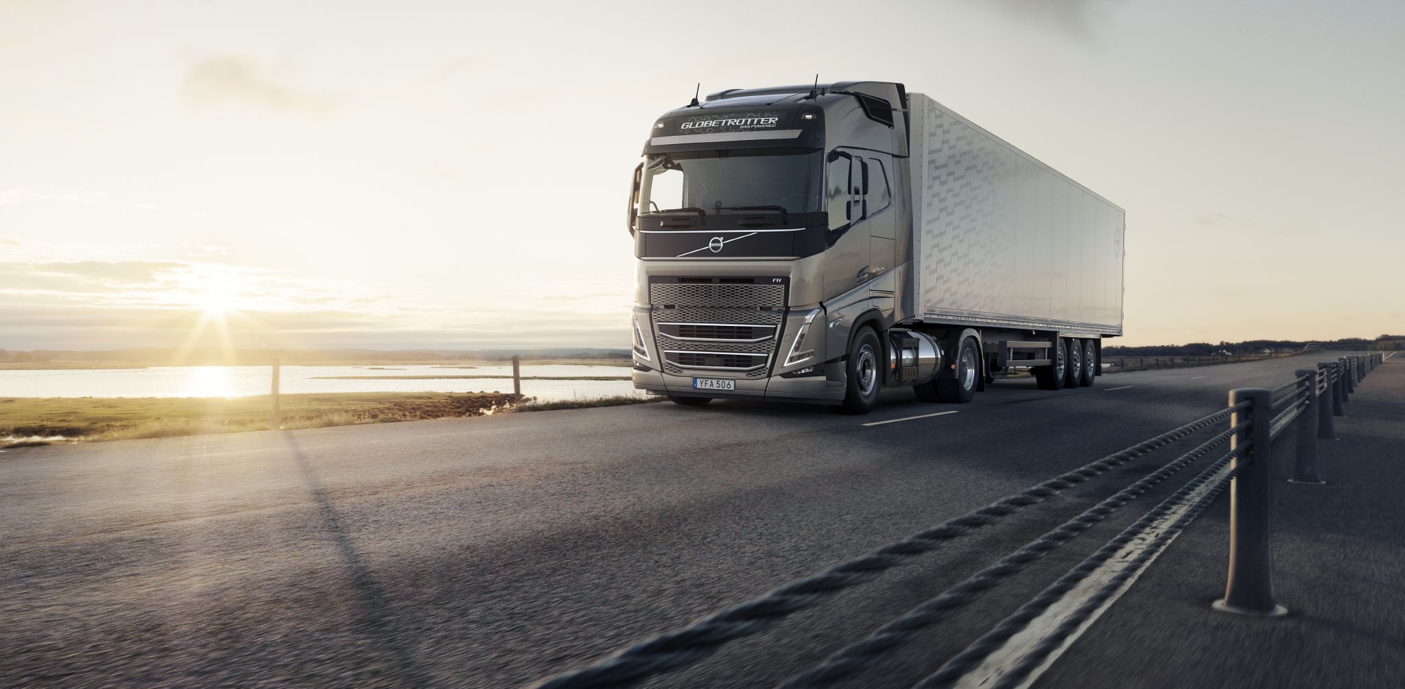 A Volvo Trucks vê o interesse crescente no gás como uma alternativa ao gasóleo para operações de camiões pesados na Europa