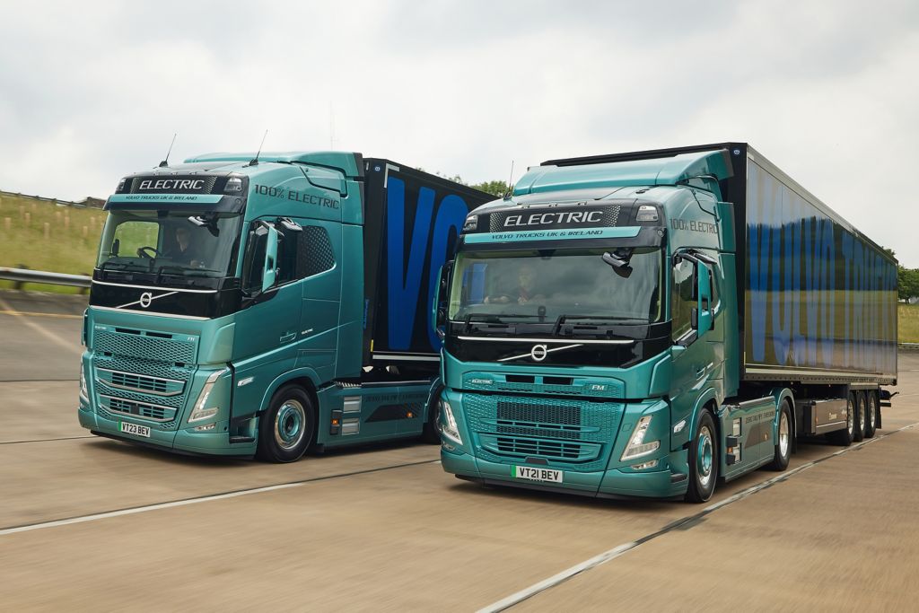 First Volvo electric tractor units approved for Government's £25,000 plug-in grant