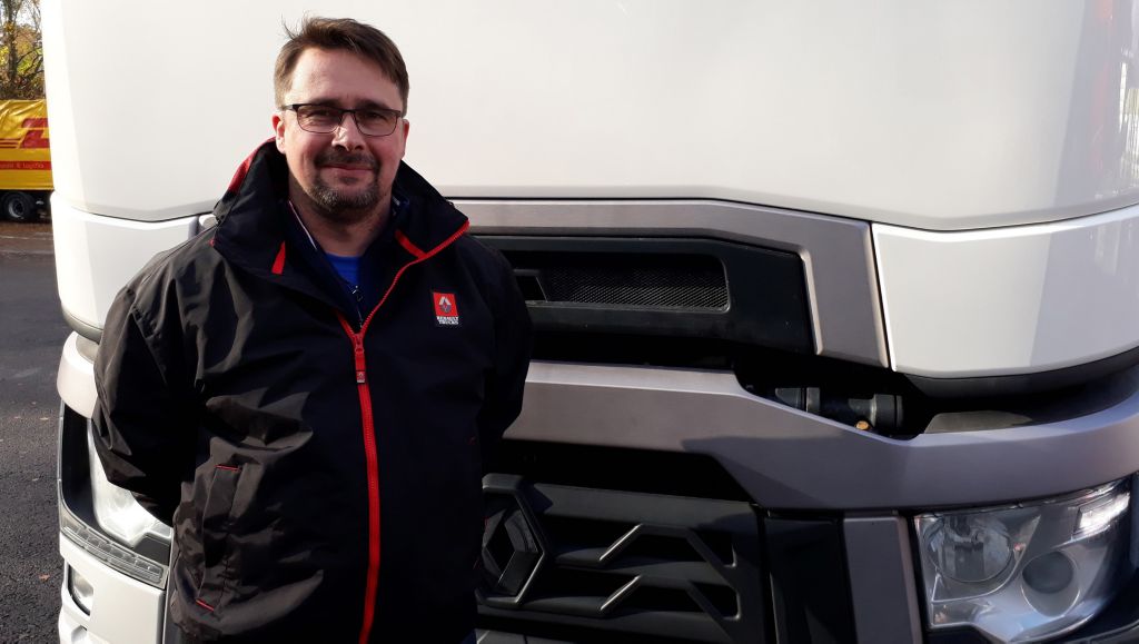 Sami Krühn on uusi Renault Trucks kuorma- ja pakettiautomyyjä Volvo Truck Center Kuopiossa