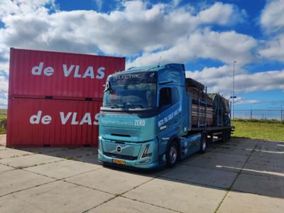 Electric Volvo truck