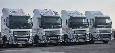 The recent Volvo FH additions to Goldfield Logistics fleet. 