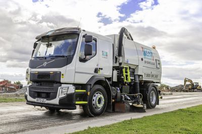 Go Plant Ltd. has begun to take delivery of 39 new Volvo FE 250 4x2 road sweepers.