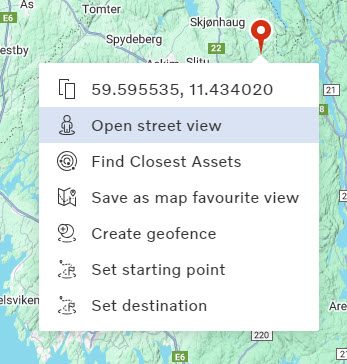 Imagen: Haga clic derecho en cualquier lugar del mapa para abrir la vista de calle de una ubicación específica 