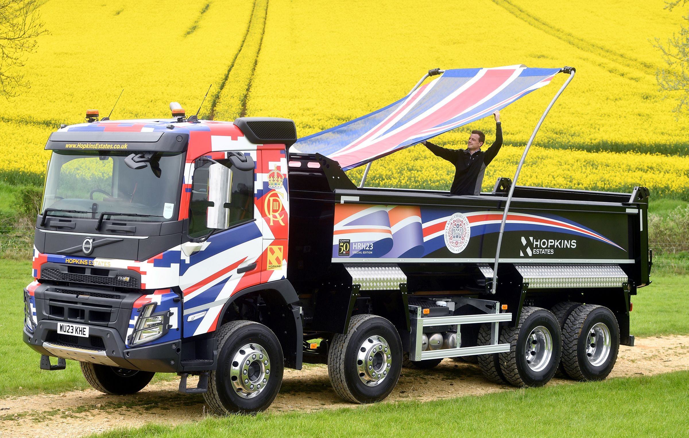 By royal appointment: Volvo supplies Hopkins Estates with a truck fit for a King