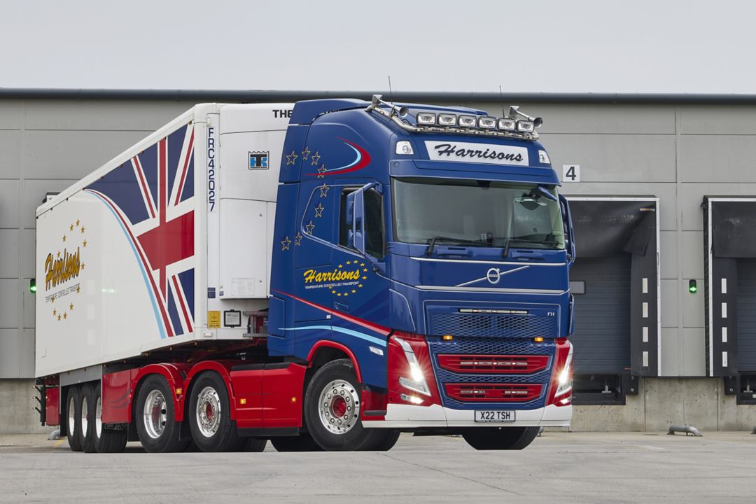 Impressive fuel performance leads Harrisons Transport to repeat order of five more Volvo FH with I-Save trucks