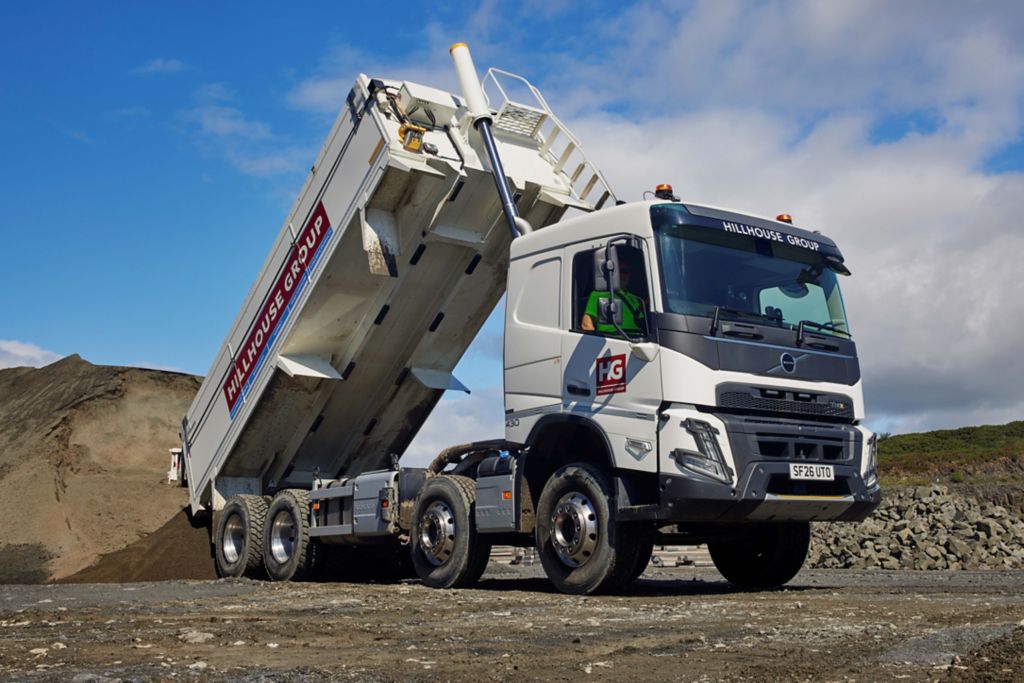 Hillhouse Quarry Group sticks with Volvo Trucks for 15 new FMX tippers