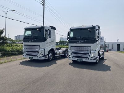 Volvo Trucks' LNG tractor joins carbon neutral project in Japan