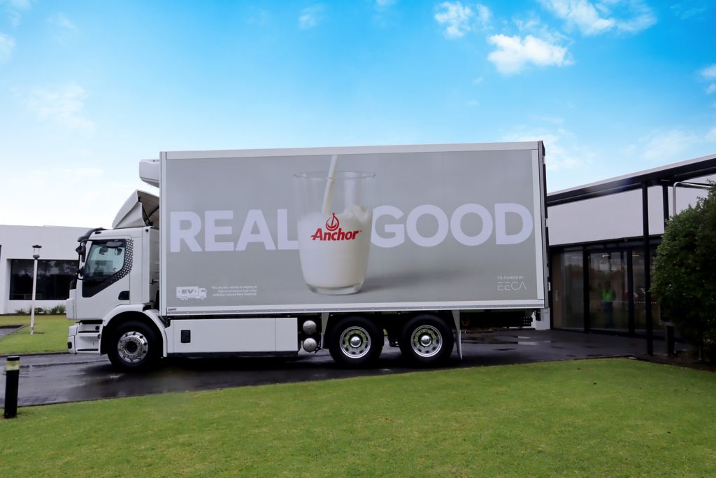 Volvo FE Electric Fonterra NZ