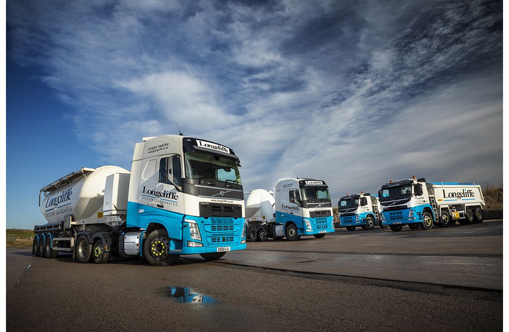 Longcliffe Quarries takes delivery of 10 new trucks