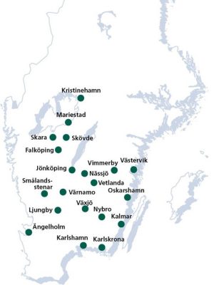 FLV orter sverige