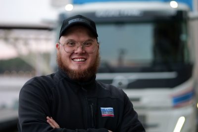 Robin, förare på Kyl- och Frysexpressen