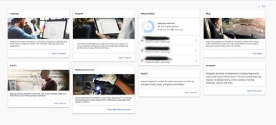 You can now find two new widgets in the dashboard with links to Impact and Navigator