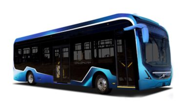 blue bus