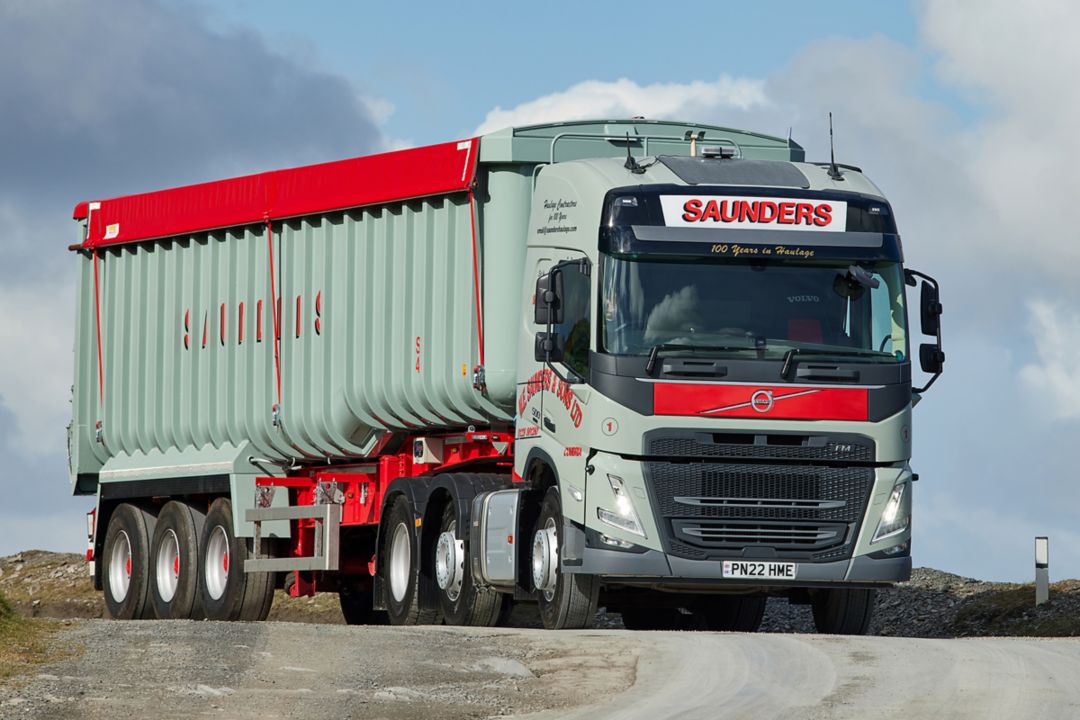 Volvo bulks up its share of M E Saunders & Sons' fleet with three more FM trucks