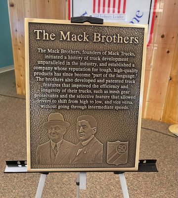 Mack Trucks founders John “Jack” and Augustus “Gus” Mack 