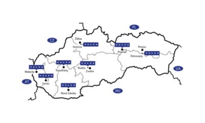 Slovakia Dealer Map