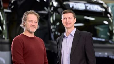 Marcos Weingaertner, direktor proizvodnog programa u kompaniji Volvo Trucks i Ivar Sahlén, glavni voditelj projekta grupe Volvo Group Trucks Technology Powertrain.