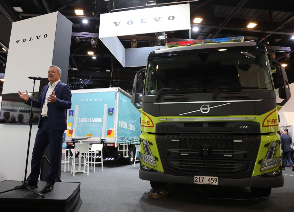 Volvo Group Australia unveils the first Volvo FM fire appliance for ACT ESA 