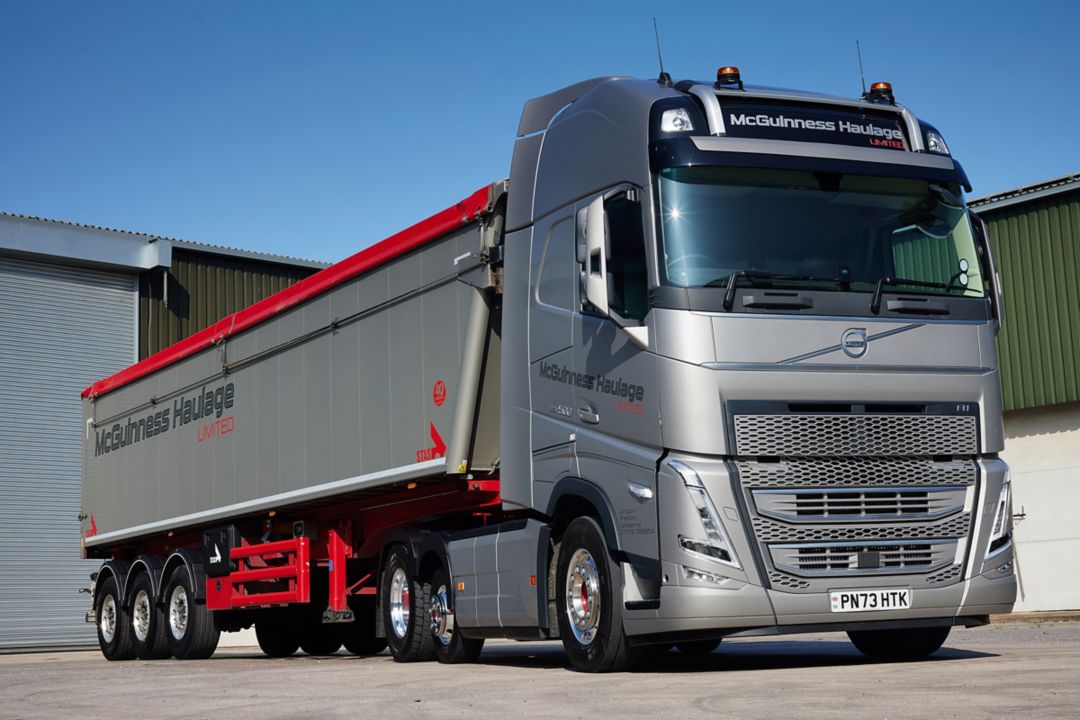 McGuinness Haulage chooses Volvo's I-Save technology to help reduce its carbon footprint
