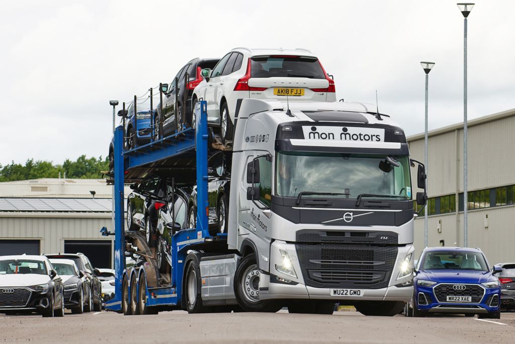 Mon Motors specs safety as standard, with new Volvo FM car transporter
