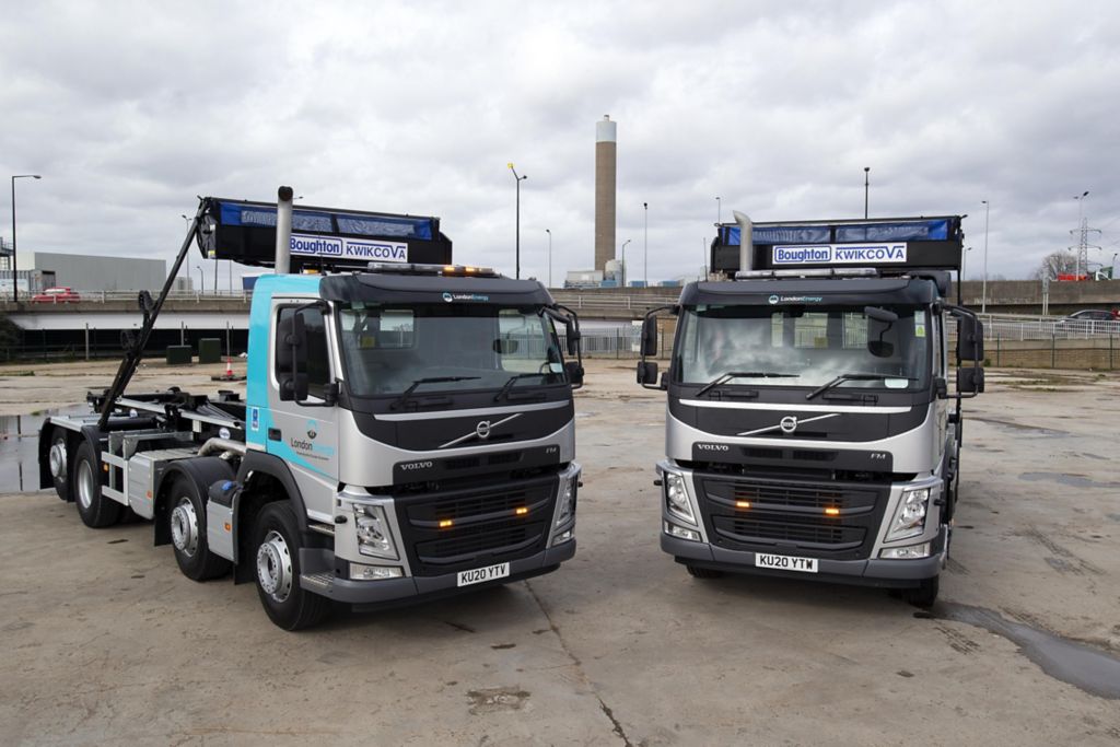 Waste management service provider, London Energy, is taking delivery of nine Volvo FM rigids as part of a full upgrade of its hook-loader fleet.