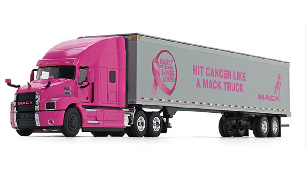 Mack Trucks today announced a $10,000 donation to the National Breast Cancer Foundation