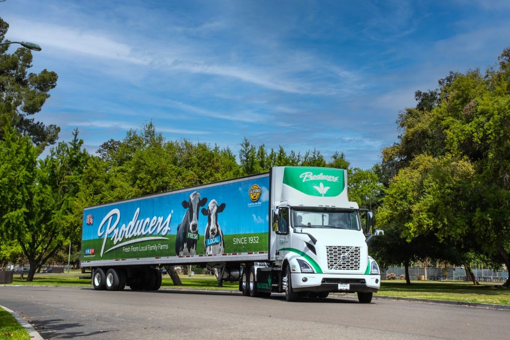 Volvo Trucks Customer Producers Dairy Deploys First Volvo VNR Electric Trucks to Operate in California’s Central Valley