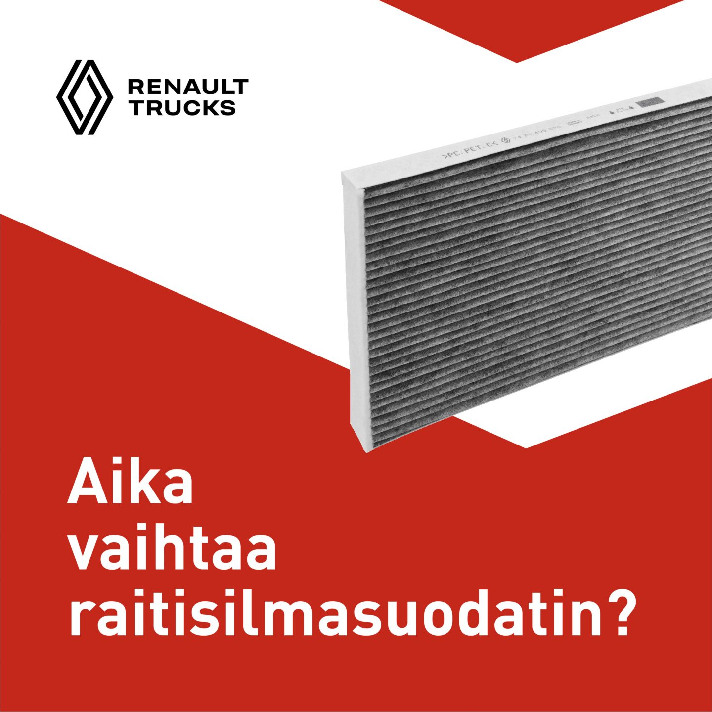 Renault Trucks raitisilmasuodatin