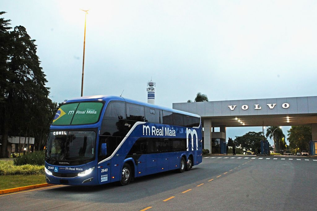 Real Maia amplia frota com novos ônibus Volvo