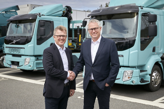 Volvo Trucks præsident Roger Alm og Per Lovring, Burcher Municipal