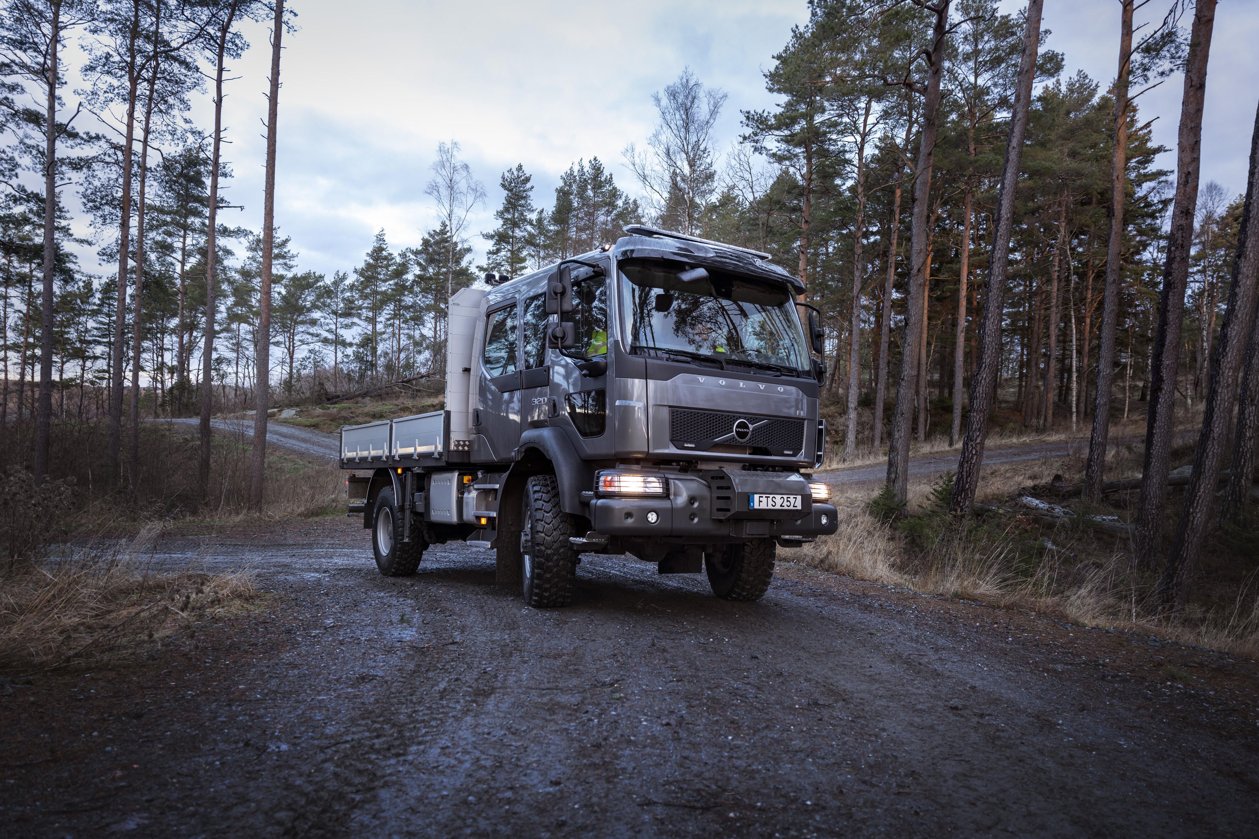 De robuuste Volvo FL 4x4 is speciaal ontworpen is voor veeleisende offroad-toepassingen