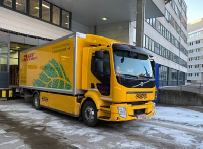 Storemen Logistics Oy:n Volvo FL Electric -sähkökuorma-auto on ollut ajossa viime syksystä lähtien. 