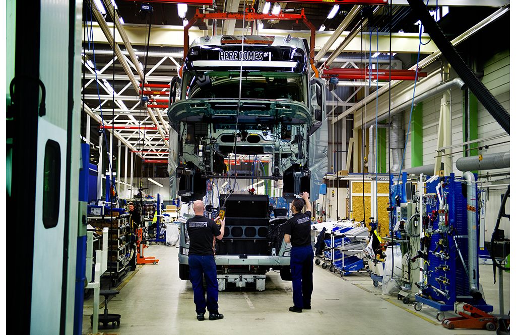 Production of Volvo trucks has restarted at plants in Belgium and Sweden, which supply the majority of finished vehicles for the UK and Irish markets.
